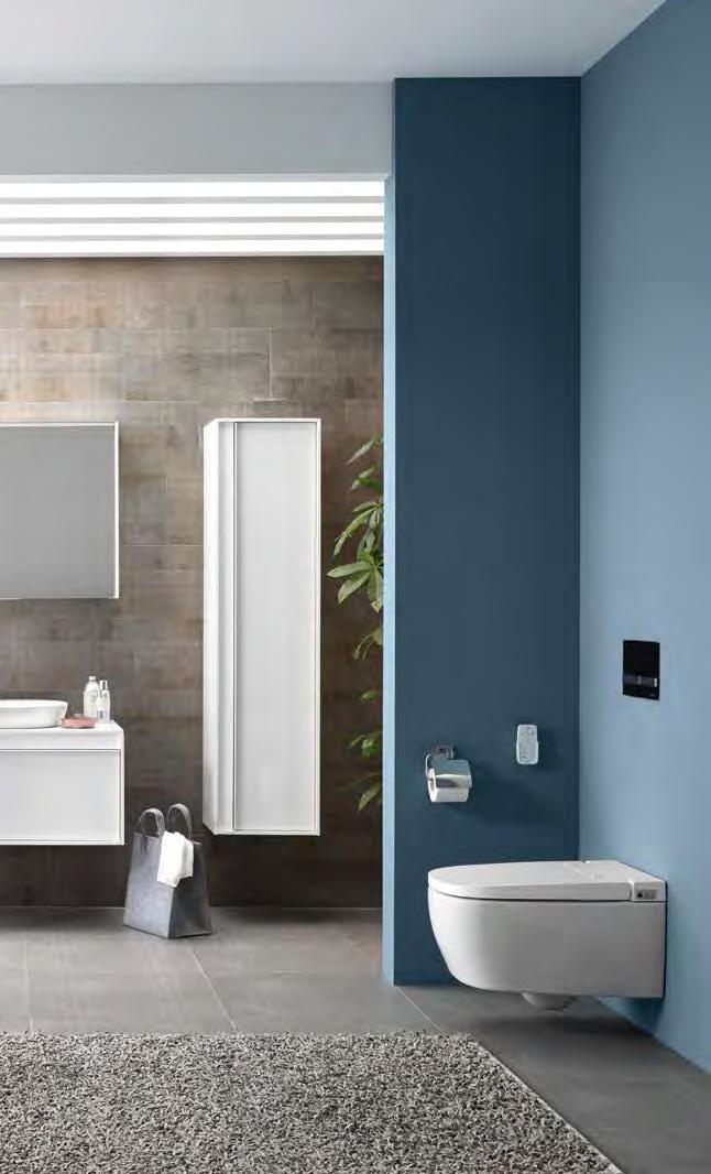V-CARE V-CARE BLENDS PERFECTLY WITH MOST BATHROOM STYLES SIMPLE TO OPERATE V-care can be used via remote control and has a very simple, intuitive user interface.