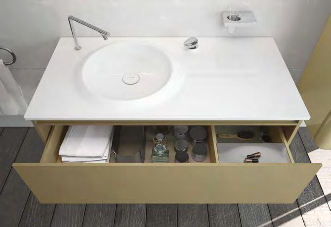 holder, chrome 246 60074 Washbasin unit with drawer, including Infinit mineralcast washbasin, 120cm, burgundy 3005 56108 Tall unit with door, right hand hinged,