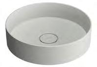 40cm, Infinit mineralcast White waste cover included SANITARYWARE MEMORIA Rectangular bowl, 60cm 608 383