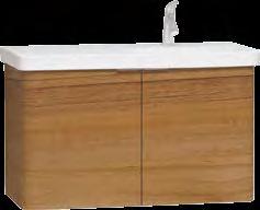 56399 High gloss white 56319 Anthracite 56320 Waved natural wood 56321 Grey natural wood Washbasin unit