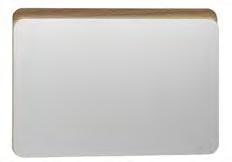 shelf 423 Lighting right 90 Lighting left 90 56421 High gloss white 56171 Anthracite 56172 Waved natural wood 56173 Grey natural wood Mirror cabinet with LED lighting, left hand hinged, 60cm 595