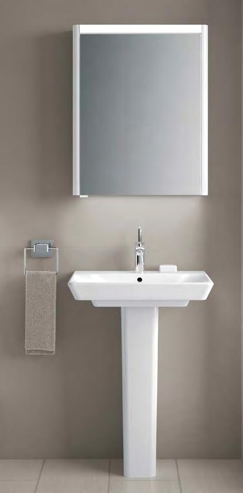 T4 T4 T4 SAVE SPACE IN THE SMALLER BATHROOM WITH SEMI-RECESSED BASINS 4451 Washbasin,