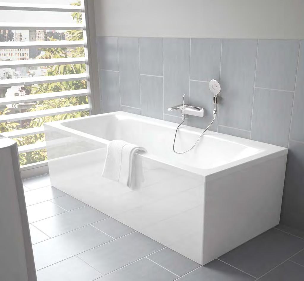 T4 T4 T4 A DOUBLE-ENDED BATH PROVIDES AMPLE SPACE FOR RELAXATION THE T4 BATH / SHOWER MIXER IS DESIGNED TO