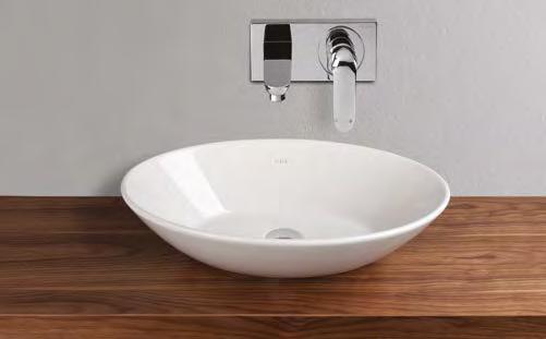 WASHBASINS CAN BE USED ON ANY COUNTERTOP WITH EITHER