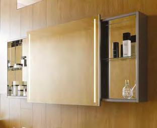 Most of our mirrors also include integral lighting for a brighter, better-lit bathroom, and there are many options to choose from, whether with lamps or concealed