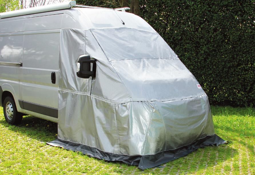 Equipped with a convenient bag for storing the product. Size bag + product: 33x48x12cm. Excellent for summer use. Suitable for Fiat Ducato from 06/2006.