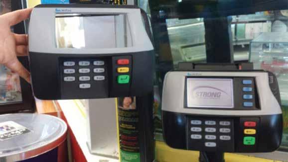 These skimming devices are becoming more common inside the store and are installed within seconds if a cashier is distracted.
