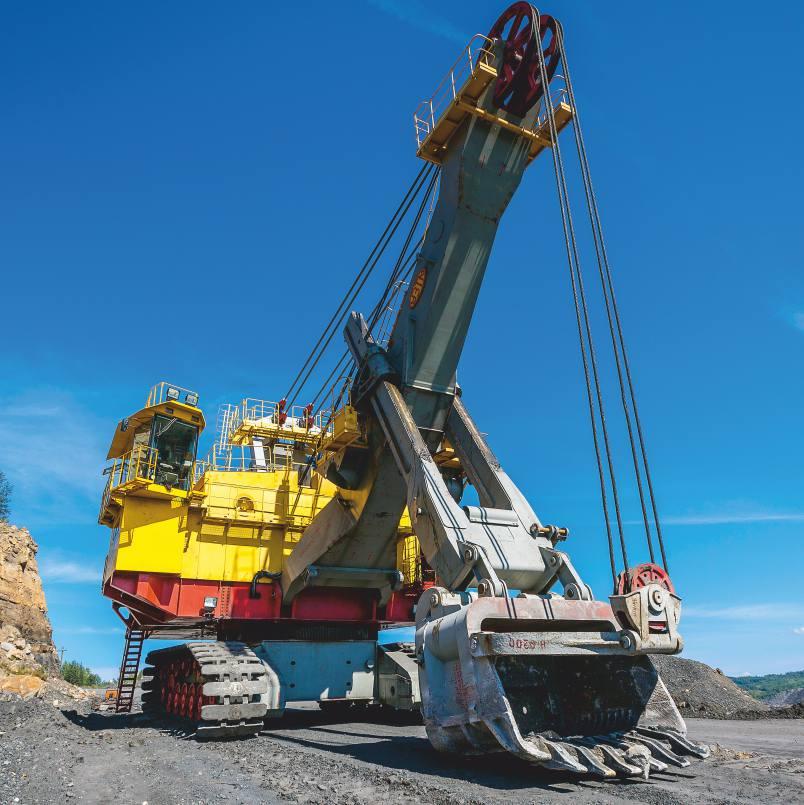 Shovels with Rack Crowd The crawler-mounted mining shovels are designed for mining and loading rock in transport facilities in open mines, for dumping, loading operations in ore storage yards and for