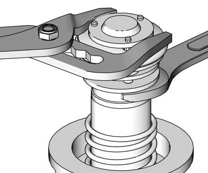 Repair 3. Use a pliers on the top plate of the air valve piston (38) and a wrench on the piston rod (35) to unscrew the air valve piston from the piston rod. See FIG. 11. 10 38 37 35 13 35 9 27 FIG.