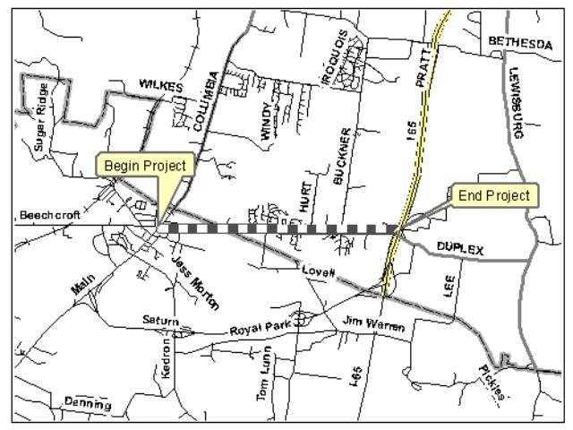 SR-247 (Duplex Road) Widening TIP # 2004-051 Road Widening Spring Hill Williamson Length 3.10 Regional Plan ID 1062-170 Air Quality Status Non-Exempt TDOT PIN 103169.00 $16,000,000.