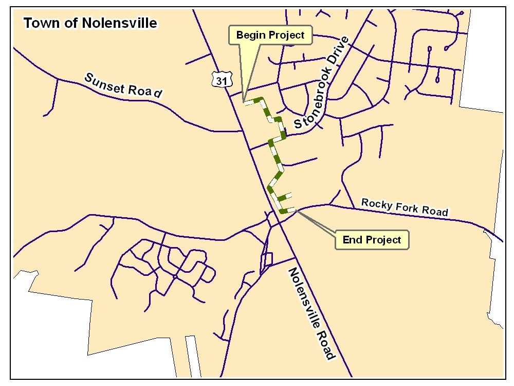 Small Town Connections TIP # 2012-66-187 Greenway Nolensville Williamson Length 0.80 Regional Plan ID 1086-601 Air Quality Status Exempt TDOT PIN 117347.00 $620,000.