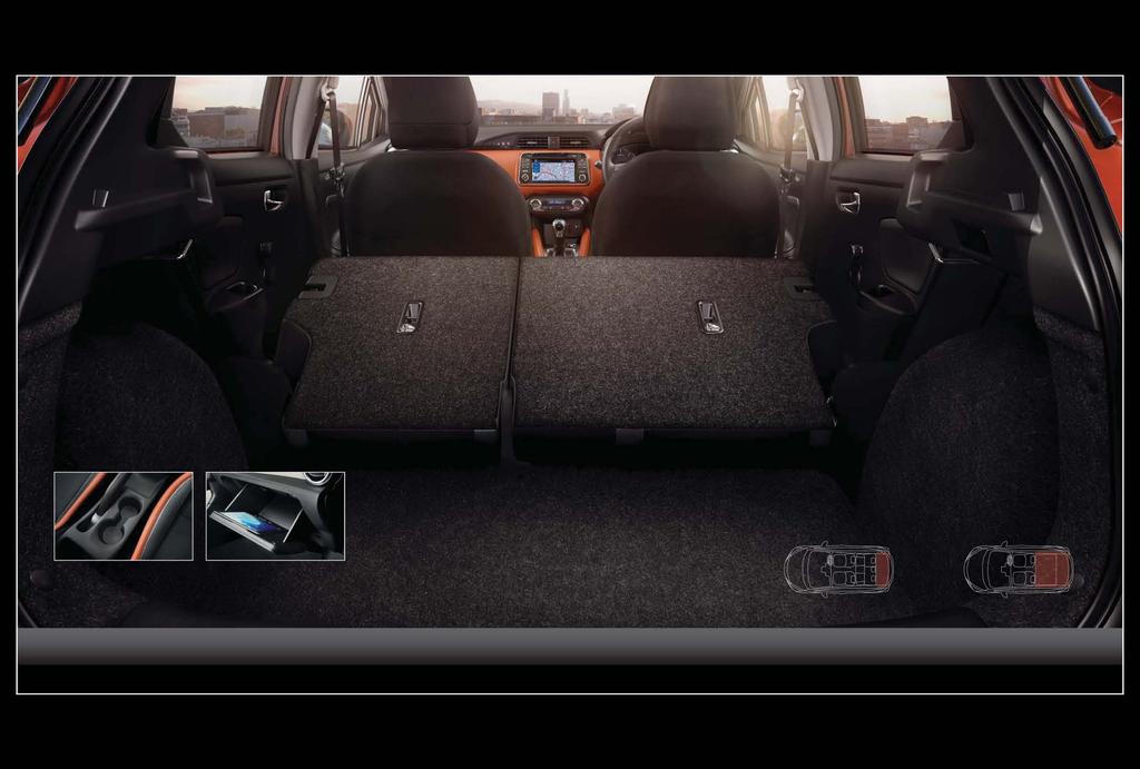 ROOM THAT BENDS TO YOUR IDEAS The capacity of the NEW MICRA is surprising.