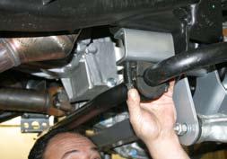 In order to maintain OEM alignment specifications, the inner & outer tie rod must be cut to obtain proper toe in. Remove the outer tie rod from the inner tie rod.