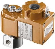 04) 9800 kpa (98 bar) Body connection: 1/4 NPT Valves integrable in complete SIL 3 safety loops (IEC 61508).