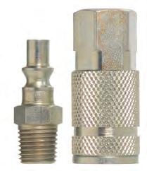 1/4" Industrial Interchange coupler plugs available in the