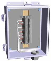 Available terminal box options include lightning arresters, surge capacitors, current transformers, special grounding