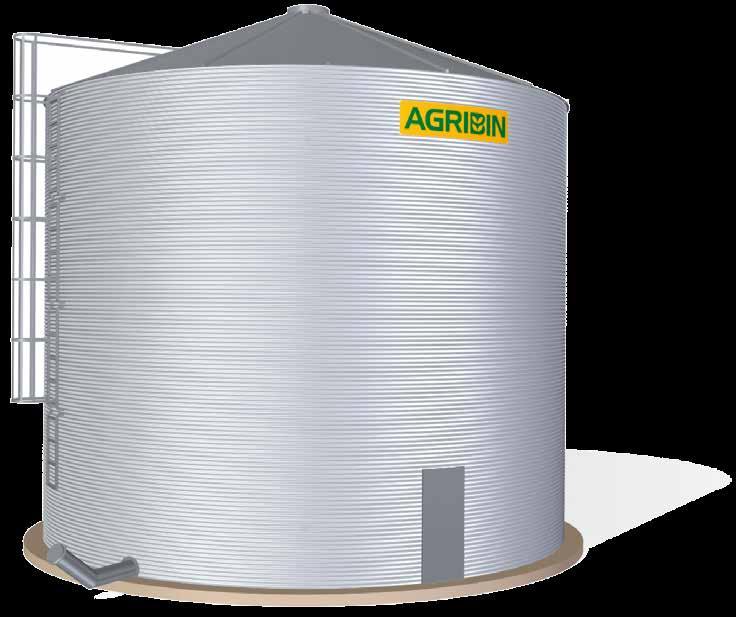 The wall sheets are corrugated and curved to maximise material strength using differing thicknesses of material. Sight glasses are available to help gauge how fill your silo is.