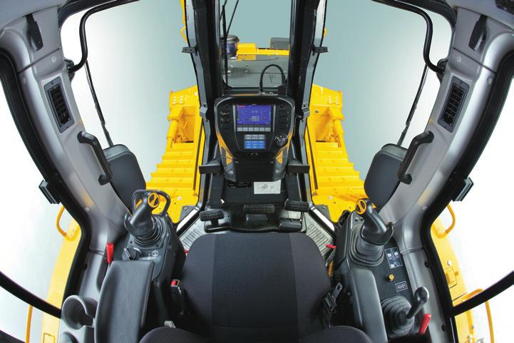 WORKING ENVIRONMENT D65EX/PX/WX-18 WASTE HANDLER Integrated ROPS Cab The D65EX/PX/WX-18 has a strong integrated ROPS