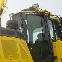 prevent dust from entering the cab. This provides the operator a comfortable working environment.