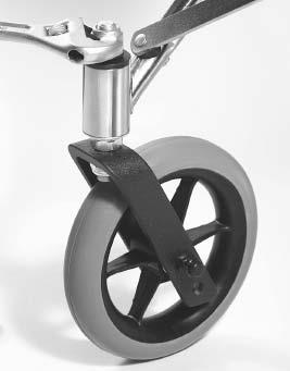 If wheel rotates, adjust tension by turning the adjustment nut until wheels no longer rotate while locked. Fig. 82!
