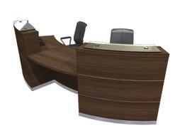 SHAPE STYLE CURVED desks Double upstand person Zed Classic Eclypse 80 50 ZB SB YB 750 0 8 R596 FINISH