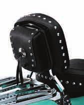 91051-94 Studded. G. LEATHER SISSY BAR BAGS This Sissy Bar Bag is an easy way to add extra storage.