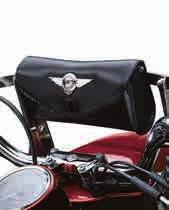 Both pouches are accented with an embossed Harley-Davidson logo for a finishing touch. 57203-07 Fits King-Size or Compact windshields. Does not fit FLSTSB, FXDWG or FXSTD models.