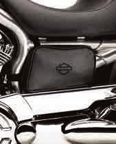 Luggage capacity: 925 cubic inches. Installation requires a sissy bar upright, backrest pad, and Bobtail Luggage Rack.