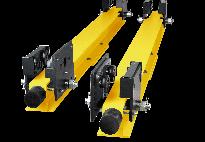 Endcarriages for bridge cranes Endcarriages for suspension cranes 7 different wheel diameters from 90 mm
