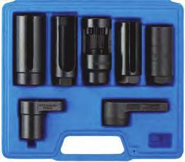 offset, 1/2" drive Description 1140 7-piece Oxygen Sensor Socket Set 1140-27 27 mm Oxygen Sensor Socket from BGS 1140 Spring Strut Tool Set - fits most popular