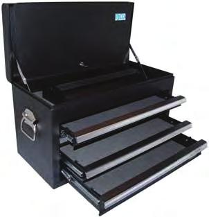 Tool Box - 2 drawers, inside dimensions: 565 x 255 x 40 mm - 1 drawer, inside dimensions: 565 x 255 x 70 mm - 1 large storage