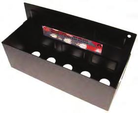 Magnetic Can Storage Tray - fits 3 standard spray cans - 6 strong magnets, capacity