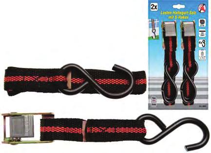Tie Down Strap with Quick Lock, 3.5 m - strap width: 25 mm - max. capacity: 122.5 dan (approx.