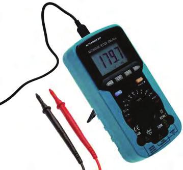 Automotive Digital Multimeter with USB interface New Items May 2012 - especially for the automotive sector - display: 3 ¾ digit LCD with max.