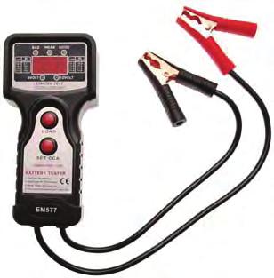 Battery Tester for 6V and 12V Batteries - tester is designed for testing of 6 and 12 volt car and motorcycle batteries - easy to use and gives a clear statement of battery