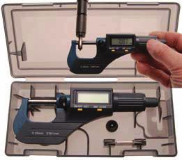 x 5 m New Items July 2012 Digital Micrometer - for precise measuring of shims at gears, valves, etc.