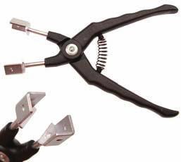 offset long nose pliers (45 ) - 1 flat nose pliers in wallet 419 Relay Pliers - for disassembly and assembly of automotive relays - ideal