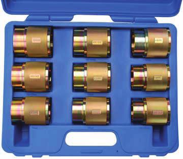 - contains 9 half shells in following sizes: 35/36-39 - 41-43 - 45-46/47-48 - 49/50-54 mm - for use on