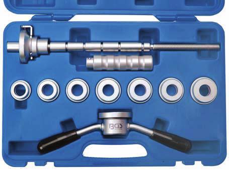 Steering Head Bearing Assembly Tool Kit for Motorcycles - allows a careful assembly of upper and lower steering head bearings - suitable for