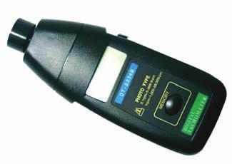 Tachometer - digital display - photoelectronic - measuring range: 1-99.