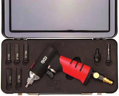 Air Impact Wrench Set for Glow Plugs - allows loosening of stuck glow plugs - can also be used on srews where a low torque is required - 4-stage torque adjustable to approx.