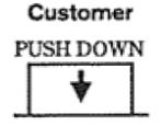 The confirmation requires two checks: 2 Locate the Extended Storage Switch in the cabin fuse block. Once located, check that it is in the "Customer" position. See below for reference.