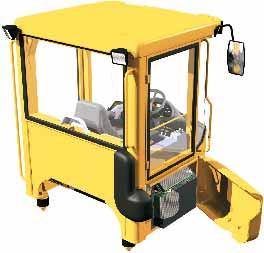 An alert operator is a productive operator A comfortable and safe cab environment makes work easier for the operator, and this means higher production.