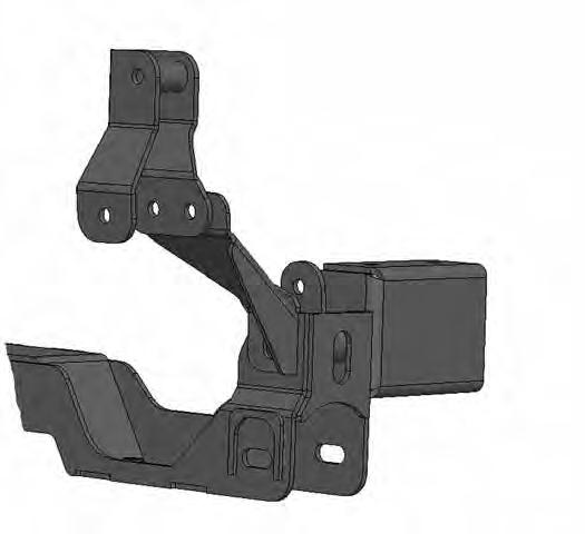 Attach the hardware at the differential bracket from the front to rear. Leave all hardware loose at this time. (Fig 20a).