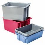 Withstands wide temperature variances Easily cleaned Blue & grey bins made of FDA compliant materials CA345 CC872 CA343 CC861 CC868 CONTAINERS Mfg. Outside Dim. Top Outside Dim.