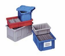matching of various sizes Ergonomically designed handles for comfort and safety Containers hold up under temperatures from -10 F to 120 F Optional cardholders available 48" x 15" (1/3) 24" x 15"