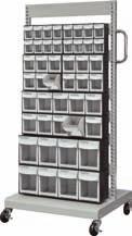 up to eight mounting channels per side CF471 and CF472 takes two bin units per level per side Description Bin Units Included CF477 Single-Sided 2 of each CF471, CF472, CF473, CF474 CF478 Double-Sided