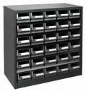 parts cabinets WORKBENCH SMALL PARTS CABINETS Ideal for storing small parts right on your workbench New design allows for 98% use of drawer space I.D.