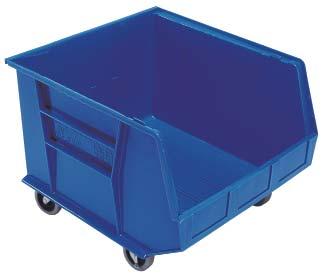ULTRA STACK AND HANG BINS Ultra Stack and Hang Bins Organize your inventory with strong injection molded plastic bins. Front, back and side grips for easy handling.