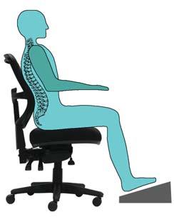 SIT RECLINED This provides great back support, and it s a good idea to use a